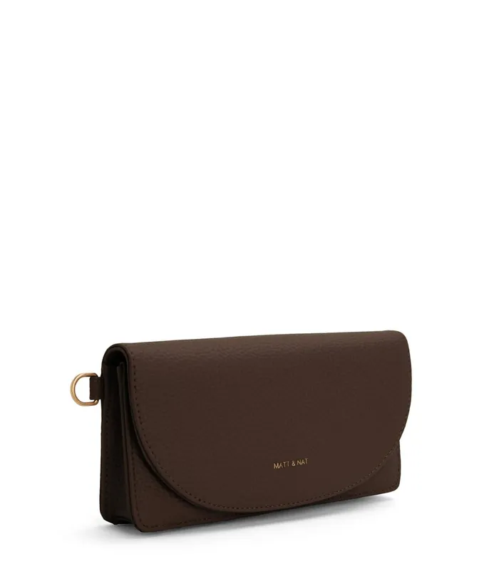 Women Note Vegan Wallet 8211 Purity Chocolate Matt and Nat Wallets