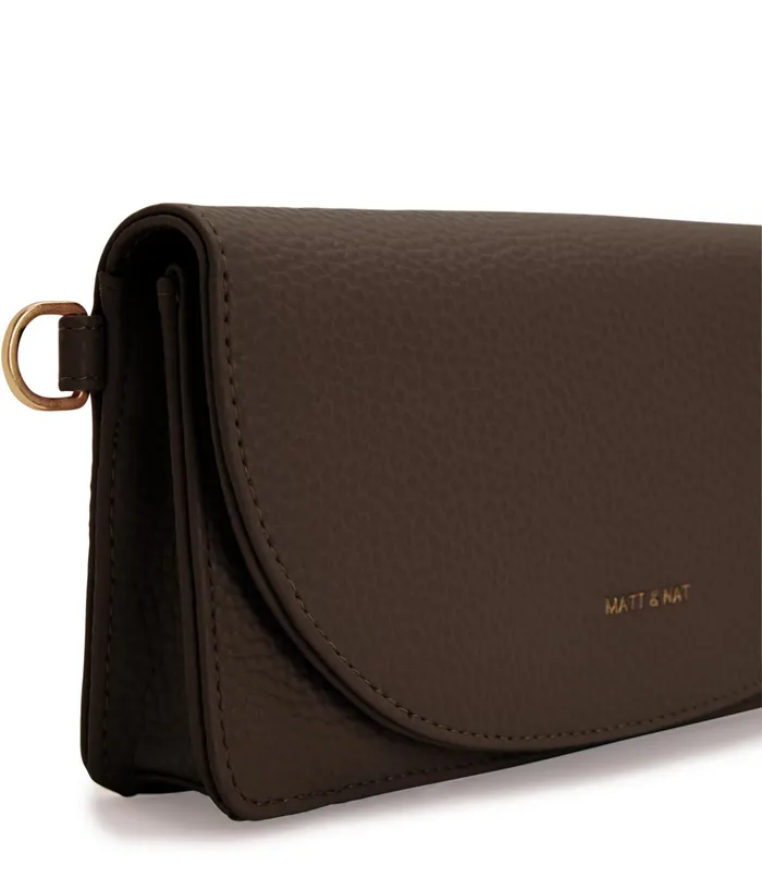 Women Note Vegan Wallet 8211 Purity Chocolate Matt and Nat Wallets