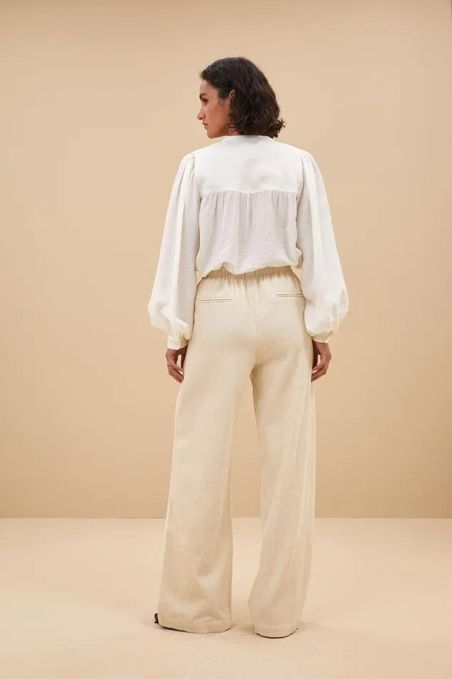 Women Olan Blouse Off White Bybar Blouses Women Olan Blouse Off White Bybar Blouses