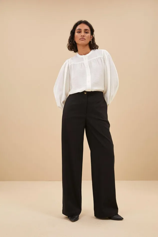 Women Olan Blouse Off White Bybar Blouses Women Olan Blouse Off White Bybar Blouses