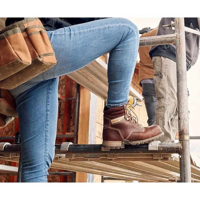 Women Paisley 6034 Steel Toe Work Boot Cat Footwear Boots