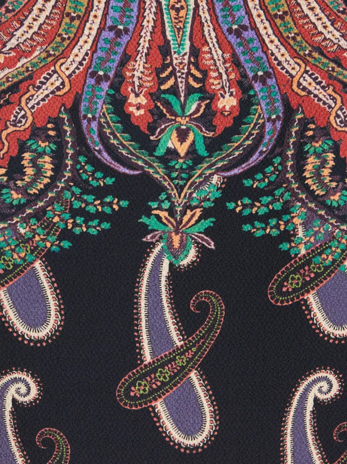 Women Paisley Sabl Dress With Medallions Etro Dresses