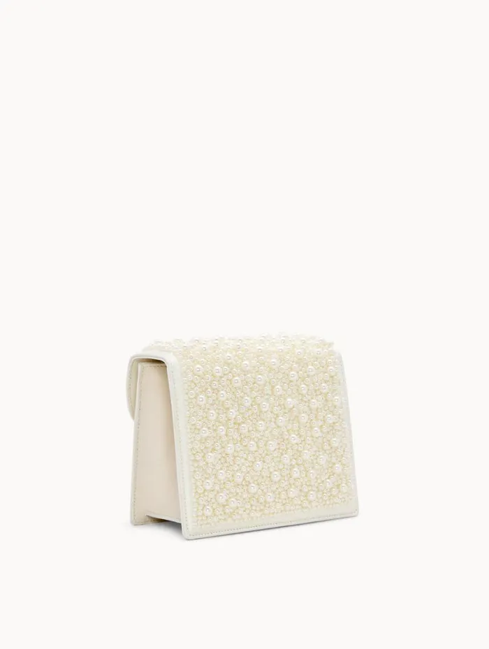 Women Pearl Embroidered Mini TRO Bag Pearl Oscar De La Renta Handbags Women Pearl Embroidered Mini TRO Bag Pearl Oscar De La Renta Handbags
