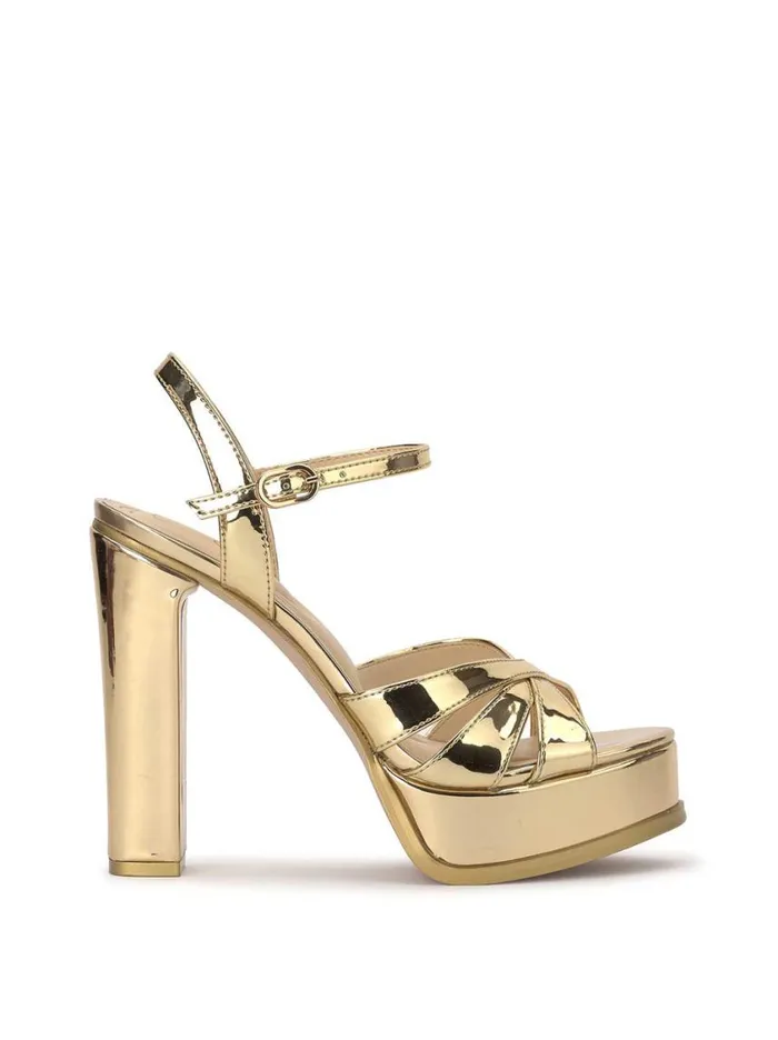 Women Platforms Jessica Simpson Giddings Platform In Gold