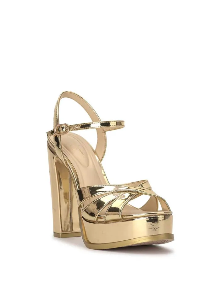 Women Platforms Jessica Simpson Giddings Platform In Gold