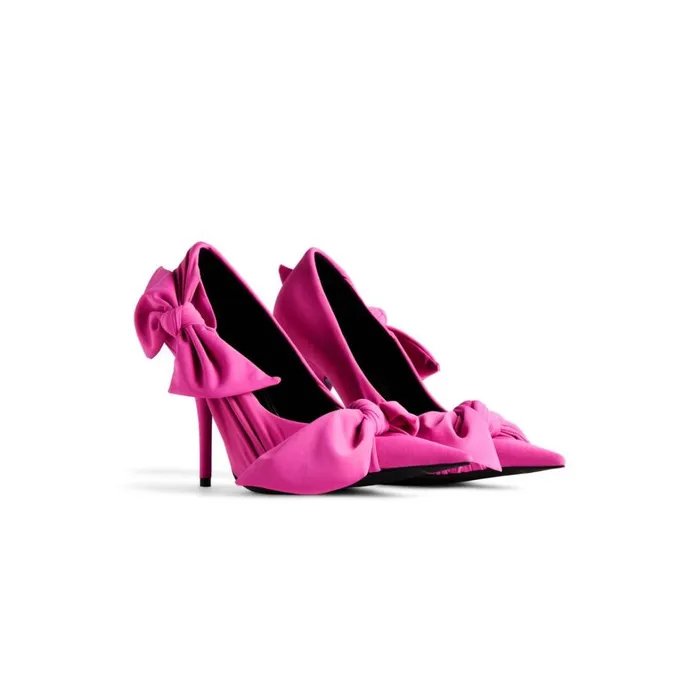 Women Pumps and Heels Balenciaga Knife Knot 110mm Pump In Bright Pink