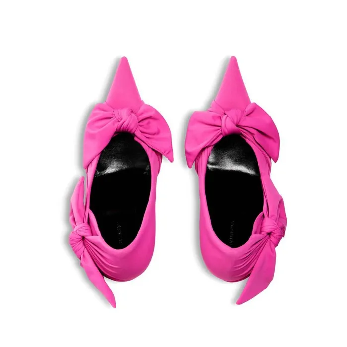 Women Pumps and Heels Balenciaga Knife Knot 110mm Pump In Bright Pink