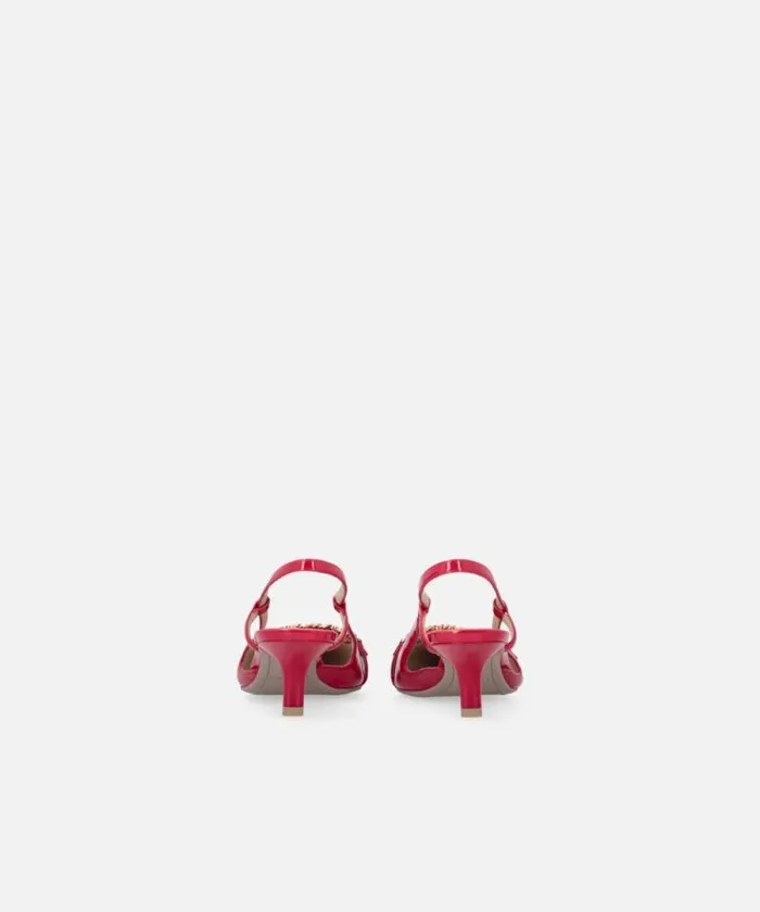 Women Pumps Pinko Patent Pointedtoe Slingback Pumps Red Women Pumps Pinko Patent Pointedtoe Slingback Pumps Red