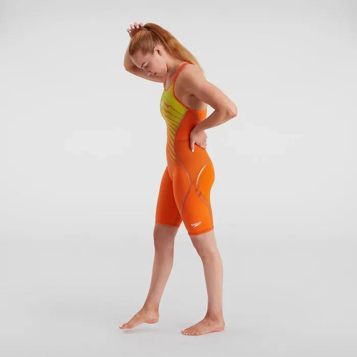 Women Racing Suits Speedo Women039s Fastskin LZR Pure Intent Closedback Kneeskin OrangeGreen Women Racing Suits Speedo Women039s Fastskin LZR Pure Intent Closedback Kneeskin OrangeGreen