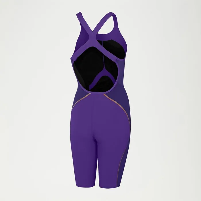 Women Racing Suits Speedo Womens Fastskin LZR Pure Intent Openback Kneeskin Violet Women Racing Suits Speedo Womens Fastskin LZR Pure Intent Openback Kneeskin Violet