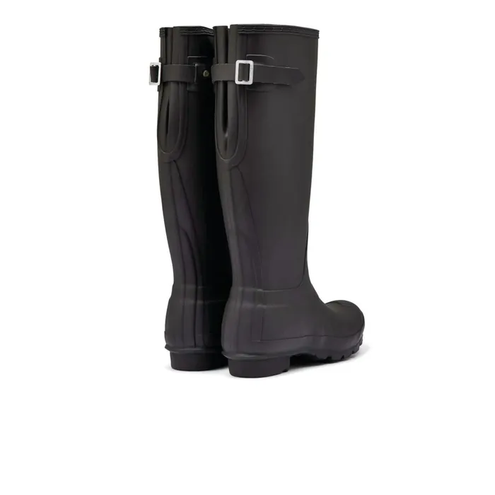 Women Rain Boots Hunter Boots Original Back Adjustable Tall Rain Boots Black Women Rain Boots Hunter Boots Original Back Adjustable Tall Rain Boots Black