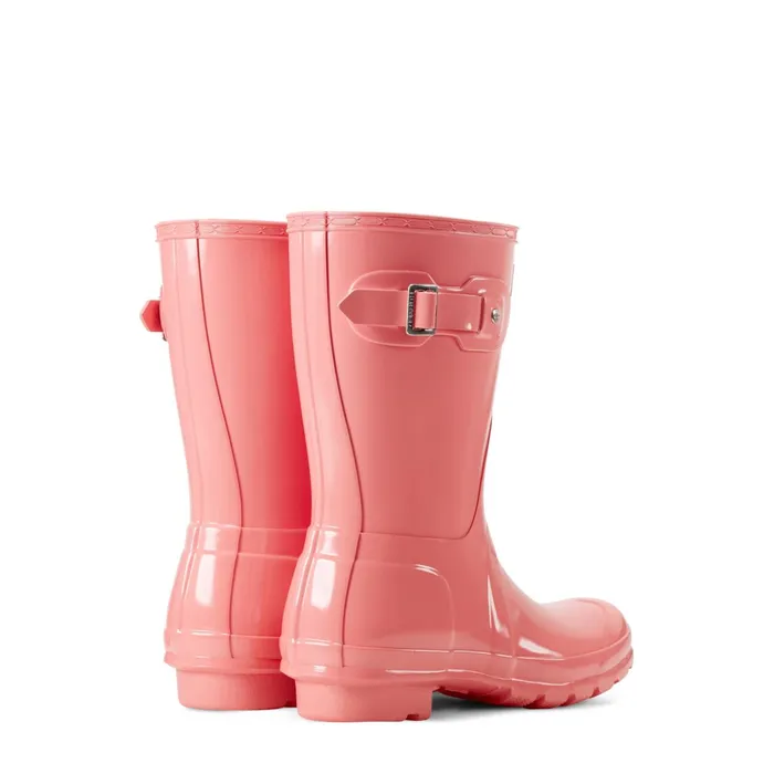 Women Rain Boots Hunter Boots Original Short Gloss Rain Boots Medium Pink Women Rain Boots Hunter Boots Original Short Gloss Rain Boots Medium Pink