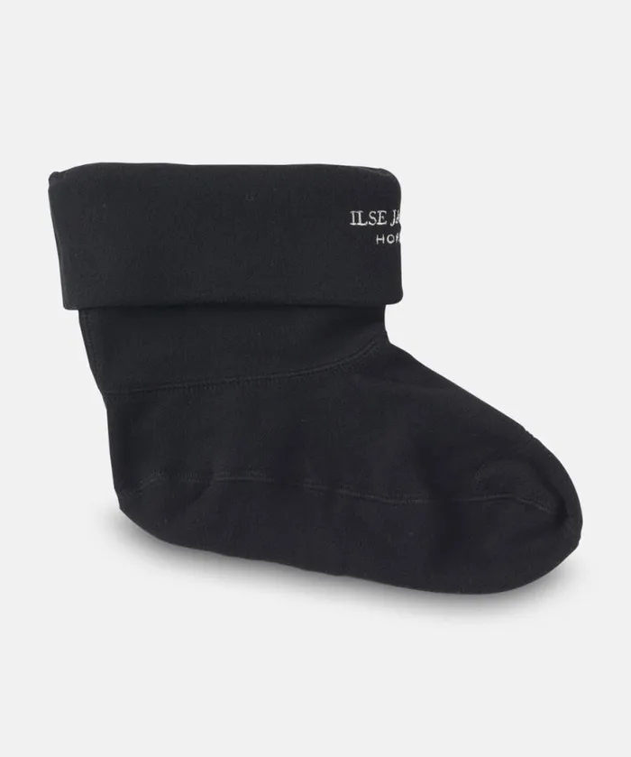 Women Rainboots Accessories Ilse Jacobsen Fleece Socks For RUB2 Short Rainboots 8211 Black Creme Women Rainboots Accessories Ilse Jacobsen Fleece Socks For RUB2 Short Rainboots 8211 Black Creme