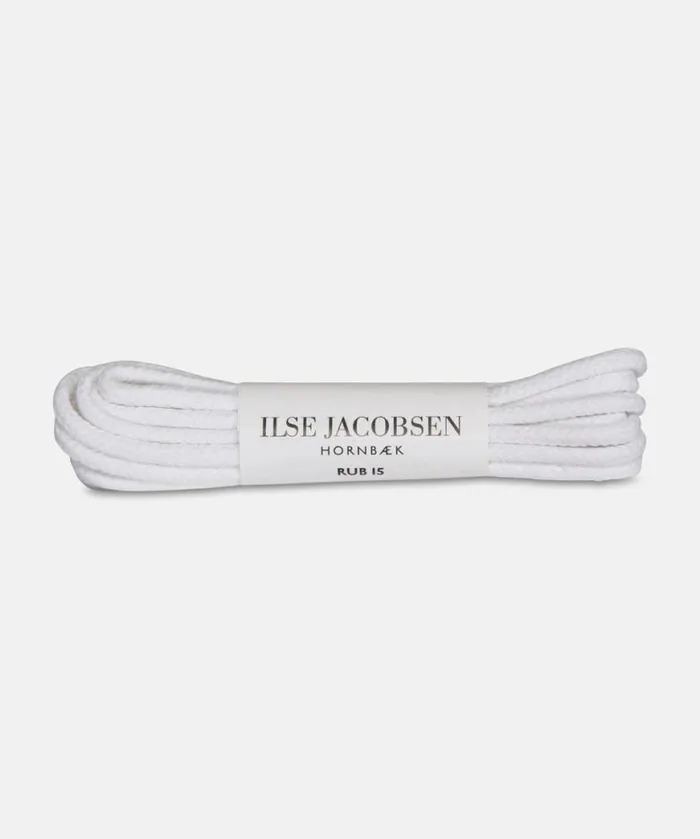 Women Rainboots Accessories Ilse Jacobsen Laces For Rub15 8211 White