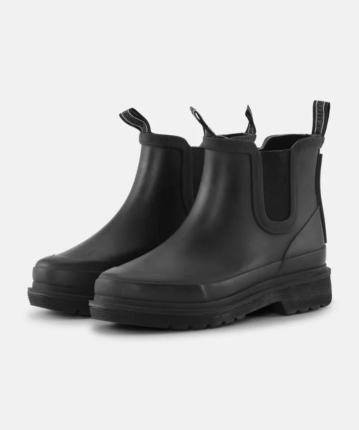 Women Rainboots Short Ilse Jacobsen Chelsea Rain 8211 Black