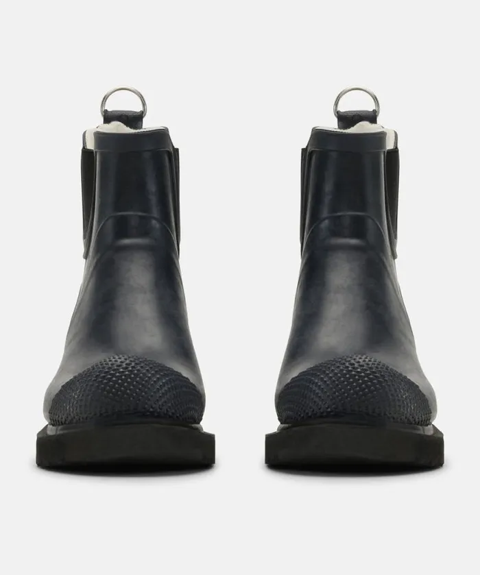 Women Rainboots Short Ilse Jacobsen Short Rubber Boots With High Heel 8211 Dark Indigo Women Rainboots Short Ilse Jacobsen Short Rubber Boots With High Heel 8211 Dark Indigo