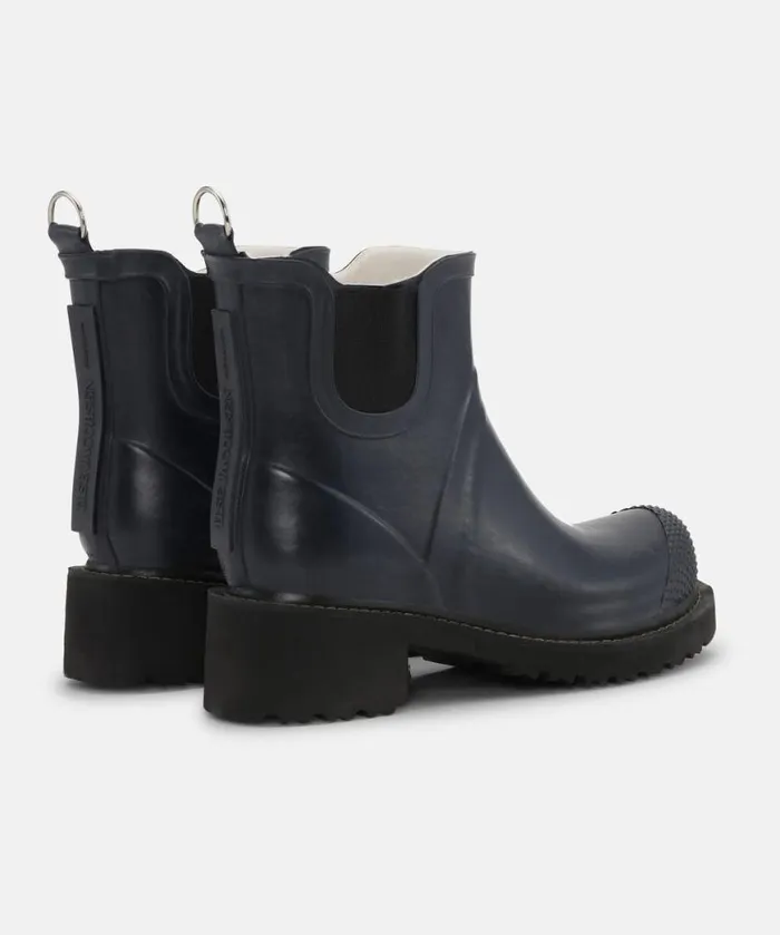 Women Rainboots Short Ilse Jacobsen Short Rubber Boots With High Heel 8211 Dark Indigo Women Rainboots Short Ilse Jacobsen Short Rubber Boots With High Heel 8211 Dark Indigo