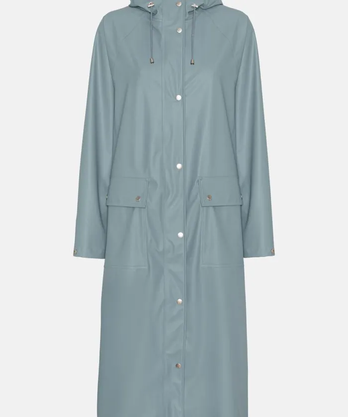 Women Raincoats Ilse Jacobsen Raincoat 8211 Blue Cloud Women Raincoats Ilse Jacobsen Raincoat 8211 Blue Cloud