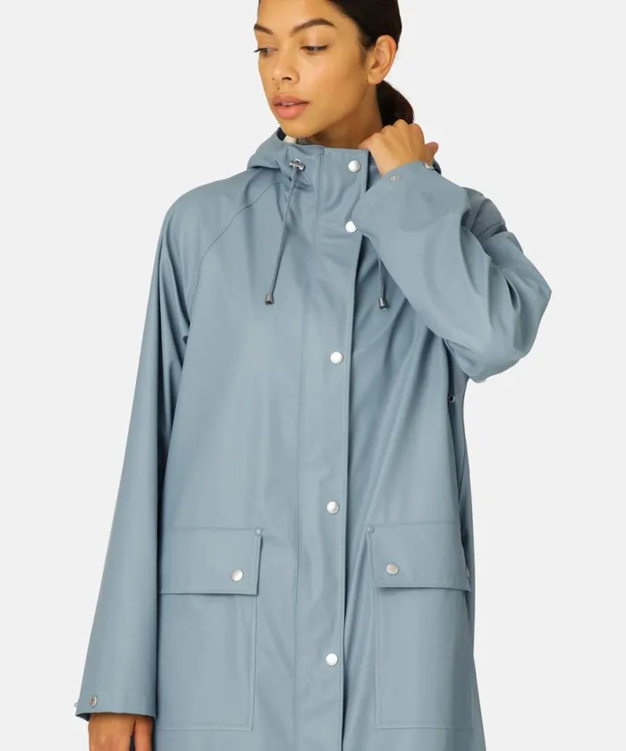 Women Raincoats Ilse Jacobsen Raincoat 8211 Blue Cloud Women Raincoats Ilse Jacobsen Raincoat 8211 Blue Cloud