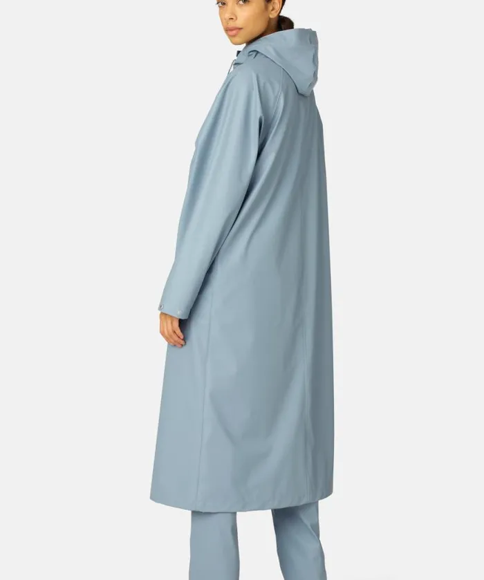 Women Raincoats Ilse Jacobsen Raincoat 8211 Blue Cloud Women Raincoats Ilse Jacobsen Raincoat 8211 Blue Cloud
