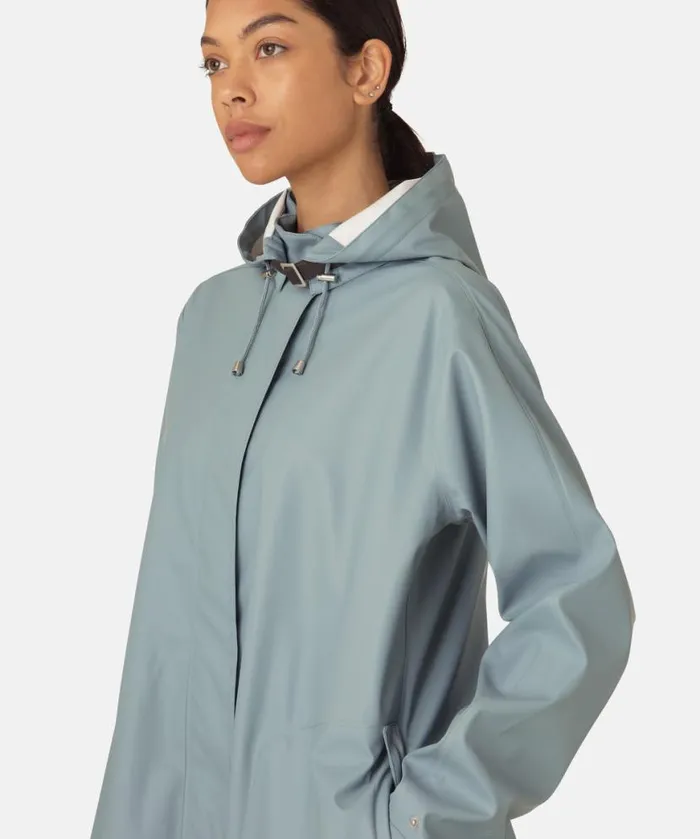 Women Raincoats Ilse Jacobsen Raincoat 8211 Blue Cloud Women Raincoats Ilse Jacobsen Raincoat 8211 Blue Cloud