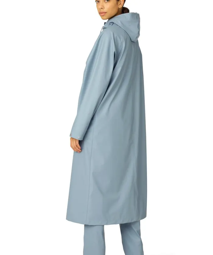 Women Raincoats Ilse Jacobsen Raincoat 8211 Blue Cloud Women Raincoats Ilse Jacobsen Raincoat 8211 Blue Cloud