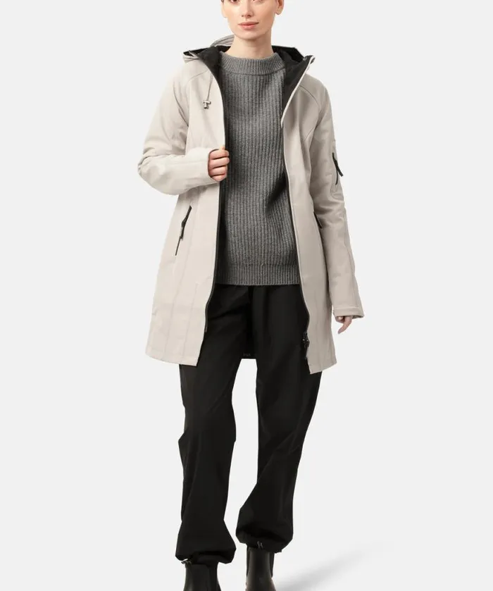 Women Raincoats Ilse Jacobsen Raincoat 8211 Chateau Gray
