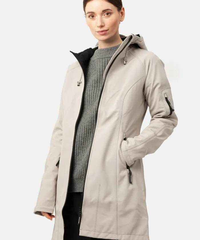 Women Raincoats Ilse Jacobsen Raincoat 8211 Chateau Gray