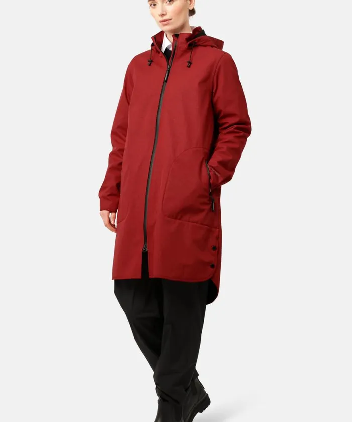 Women Raincoats Ilse Jacobsen Raincoat 8211 Rhubarb