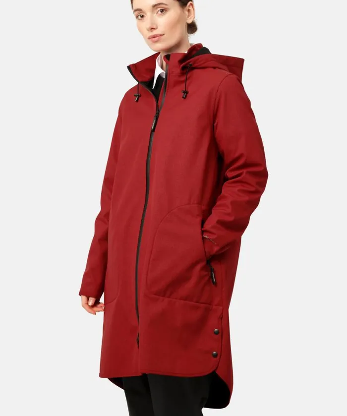 Women Raincoats Ilse Jacobsen Raincoat 8211 Rhubarb