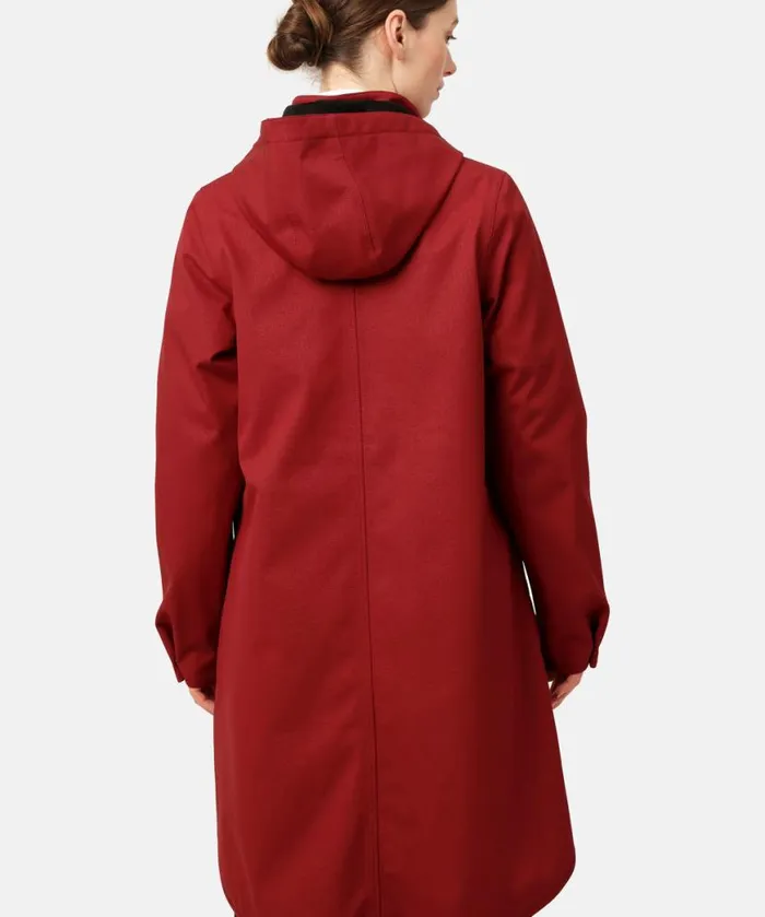 Women Raincoats Ilse Jacobsen Raincoat 8211 Rhubarb