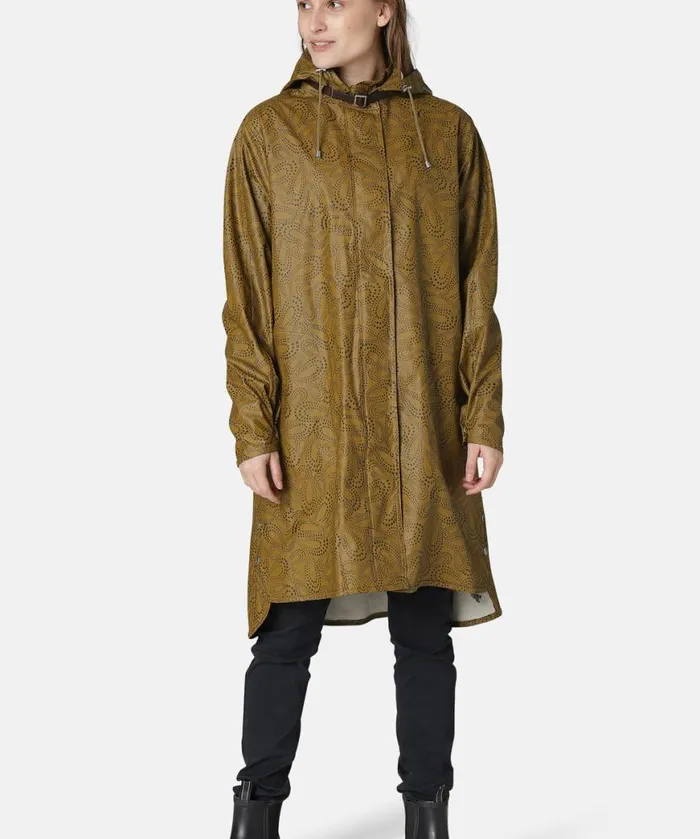 Women Raincoats Ilse Jacobsen Raincoat 8211 Washed Army