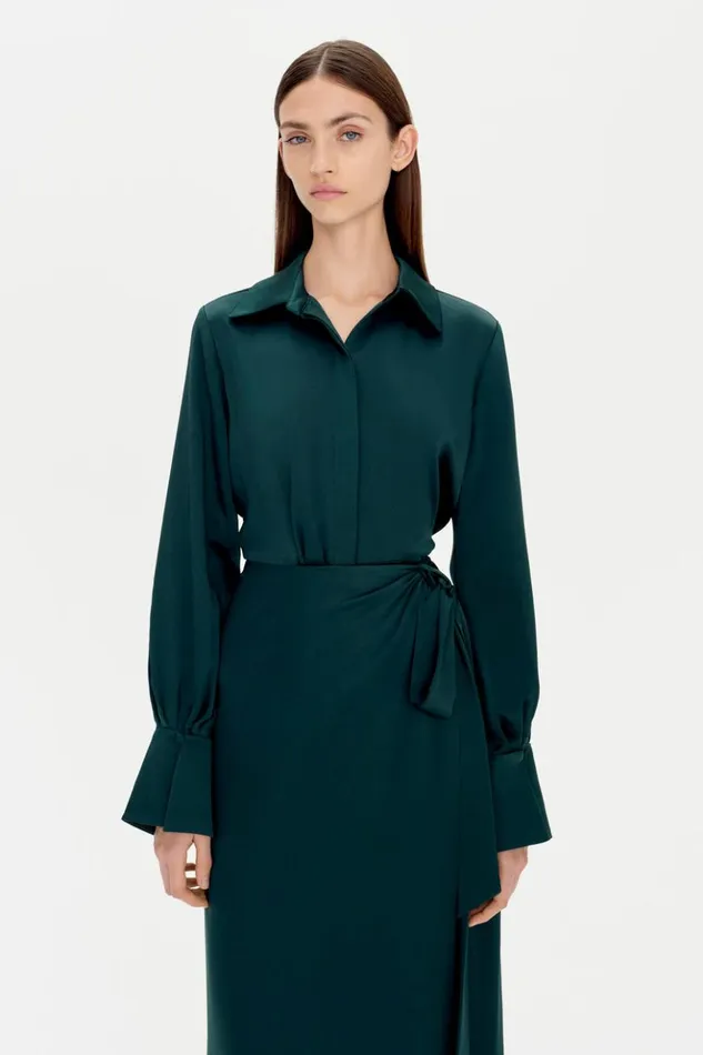 Women Samba Dress Emerald Jonathan Simkhai Dresses and Jumpsuits