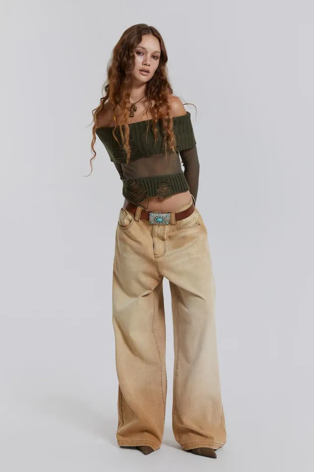 Women Sand Colossus Jeans Jaded London Jeans