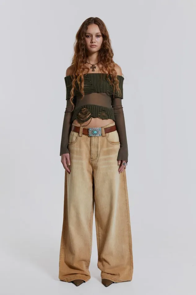Women Sand Colossus Jeans Jaded London Jeans