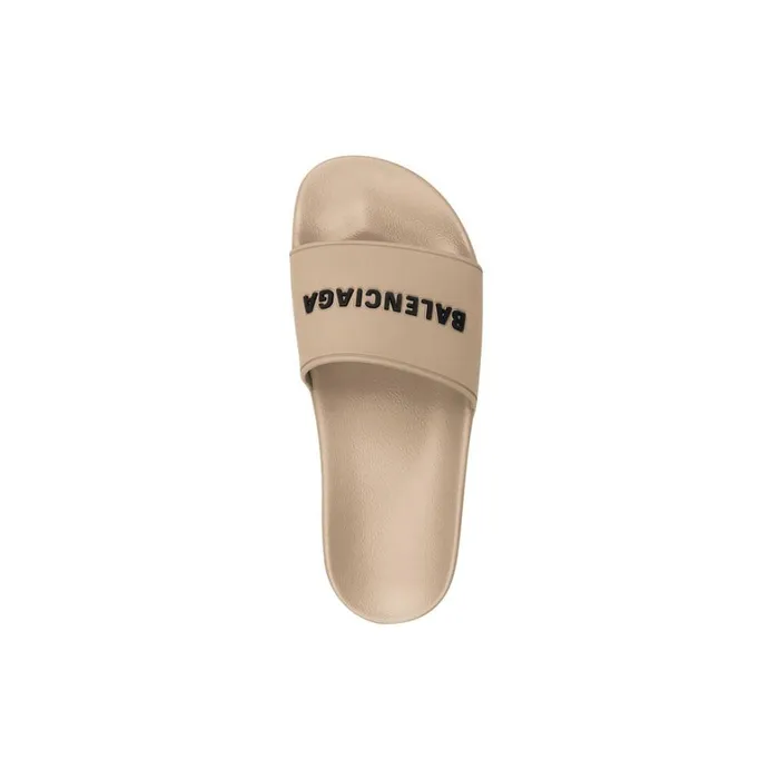 Women Sandals and Mules Balenciaga Pool Slide Sandal In Beige