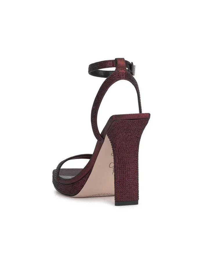Women Sandals Jessica Simpson Adonia High Heel In Oxblood