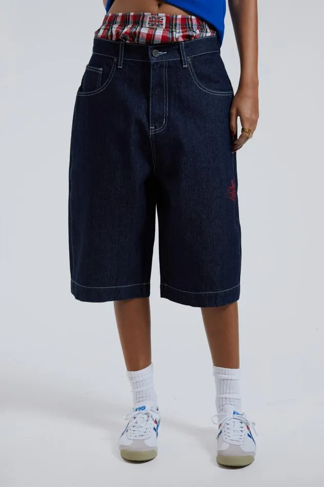 Women Selvedge Jumbo Jorts Jaded London Jeans
