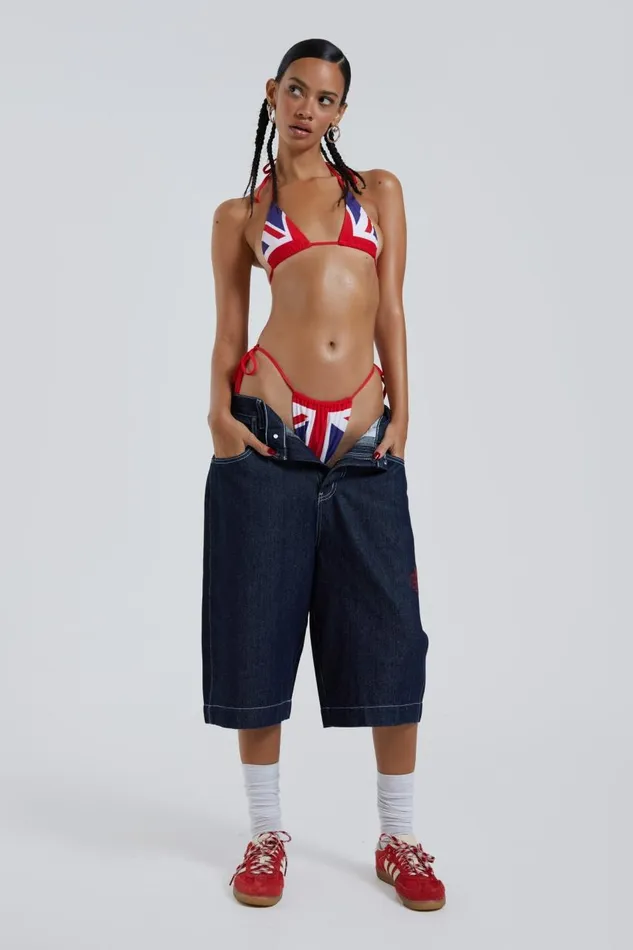 Women Selvedge Jumbo Jorts Jaded London Jeans