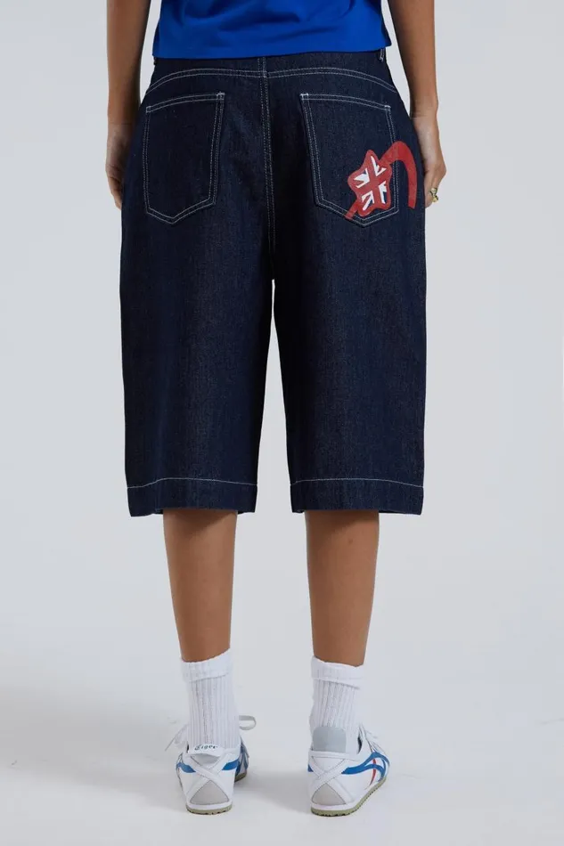 Women Selvedge Jumbo Jorts Jaded London Jeans