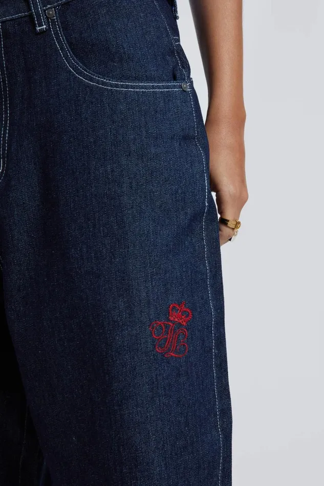 Women Selvedge Jumbo Jorts Jaded London Jeans