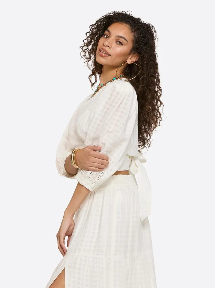 Women Sets Jessica Simpson Patsy Top In Gardenia