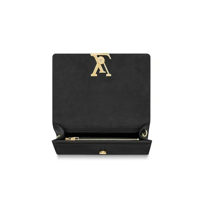 Women Shoulder and Totes Louis Vuitton Louis Vuitton M94335 Chain Louise Black 8211 Louis Vuitton Handbag Store