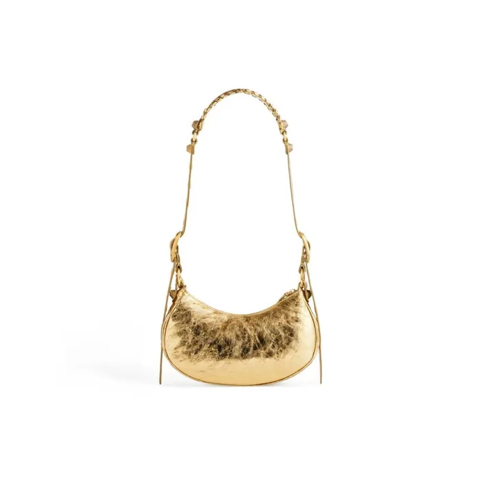 Women Shoulder Bags Balenciaga Le Cagole Xs Shoulder Bag In Gold
