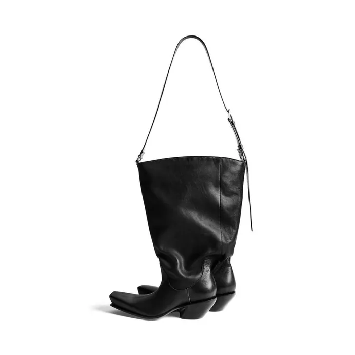 Women Shoulder Bags Balenciaga Rodeo Boot Bag In Black