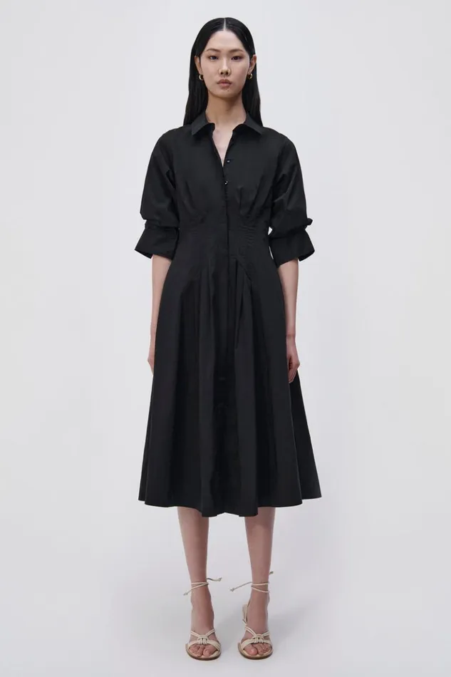 Women Signature Jazz Dress Black Jonathan Simkhai Dresses and Jumpsuits