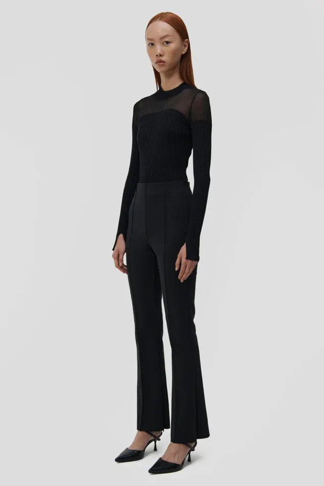 Women SIMKHAI Wolford Contour Top Black Jonathan Simkhai Knitwear