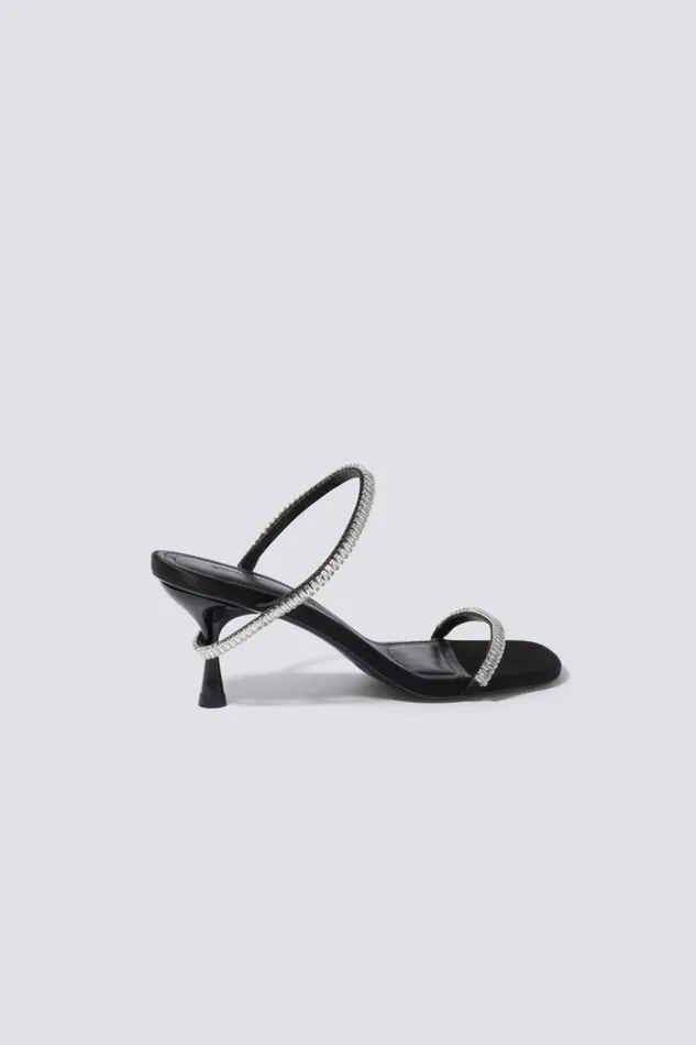 Women Siren Crystal Sandal Black Jonathan Simkhai Footwear