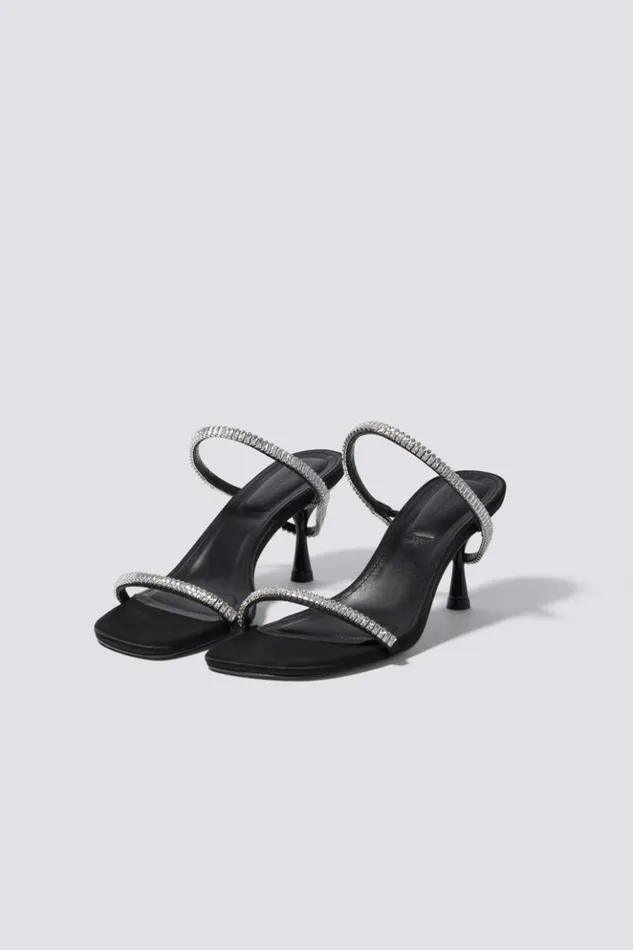 Women Siren Crystal Sandal Black Jonathan Simkhai Footwear