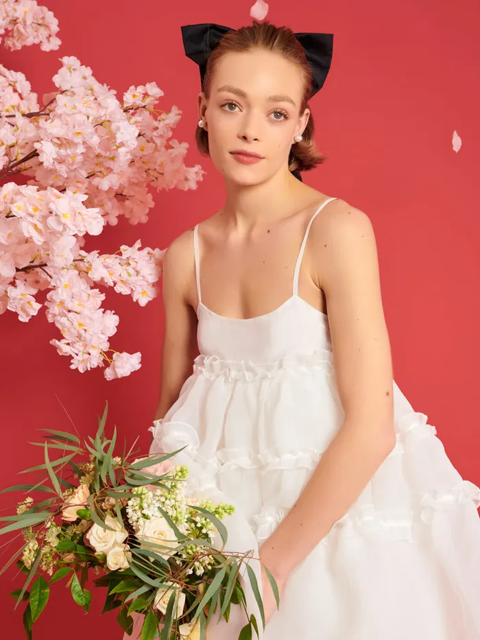 Women Sister Jane Dresses DREAM Breeze Organza Mini Dress True White